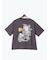 【接触冷感】モチーフレースプリントTシャツ