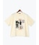 【接触冷感】モチーフレースプリントTシャツ