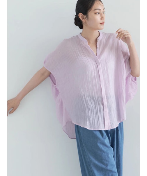【7色展開】シャンブレーボイルドルマンシャツ