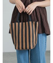 ストライプシートトートバッグ(小)