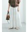 コットンローンレースティアードスカート