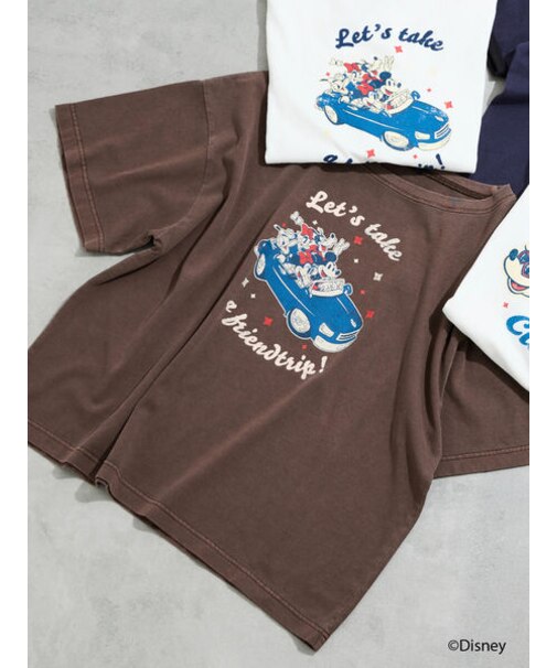 【Disney】MICKEY&FRIENDS/オーバーサイズTシャツ