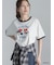 【Disney】MICKEY&FRIENDS/リンガーTシャツ