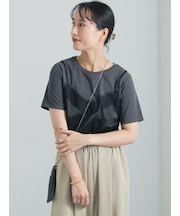 サテンキャミドッキングTシャツ