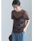 サテンキャミドッキングTシャツ