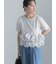 ナイロンフリルドッキングTシャツ