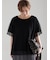 チュールレイヤードTシャツ