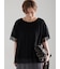 チュールレイヤードTシャツ
