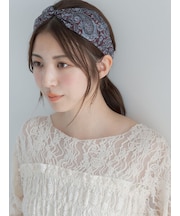ジャガード織ヘアバンド