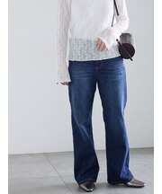フレアデニムパンツ