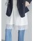 レースヘム2WAYレイヤードサテンスカート