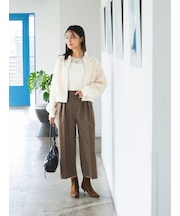 アソートワイドクロップトパンツ