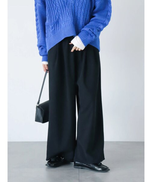 コーデュロイワイドパンツ