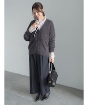 タックワイドパンツ