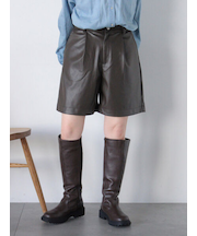エコレザーハーフパンツ