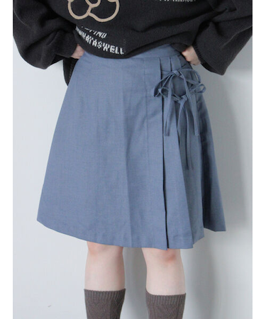 ラップ風リボンスカート