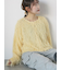 シャギークルーカーディガン