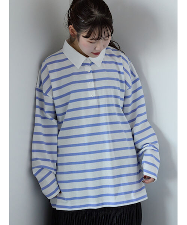 オーバーサイズラガーシャツ