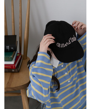 ウェーブロゴ刺繍キャップ