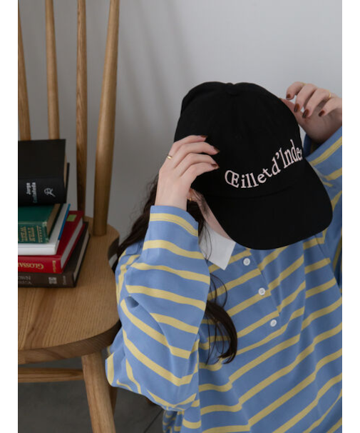 ウェーブロゴ刺繍キャップ