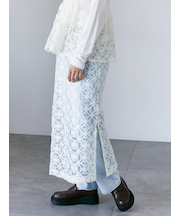 2WAY花レーススカート(セットアップ可)