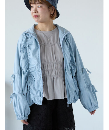 リボンブルゾン