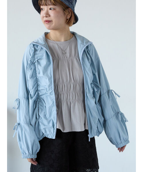 リボンブルゾン