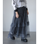 チュールフリルティアードスカート