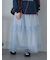 チュールフリルティアードスカート