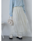 チュールフリルティアードスカート