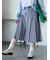 ミディ丈プリーツスカート