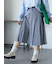 ミディ丈プリーツスカート
