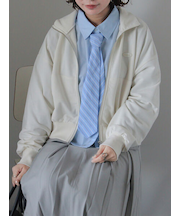 ミニ裏毛ジップスウェット