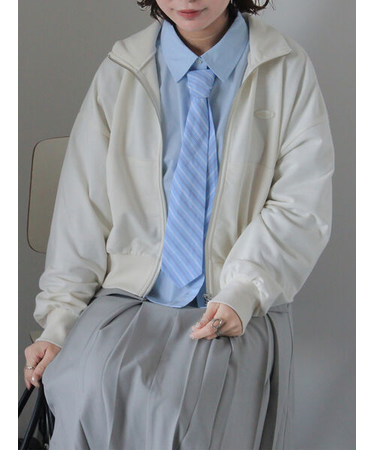 ミニ裏毛ジップスウェット