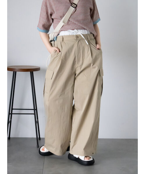 ダブルウエストカーゴパンツ