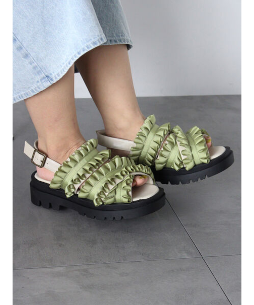 フリルサンダル