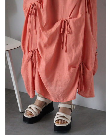 リボンキャミワンピース