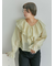 シアーラッフルブラウス