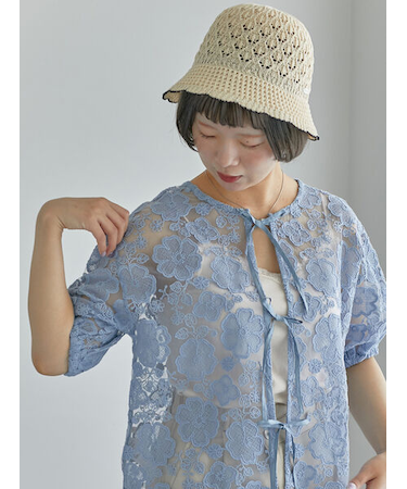 プレート付きハット