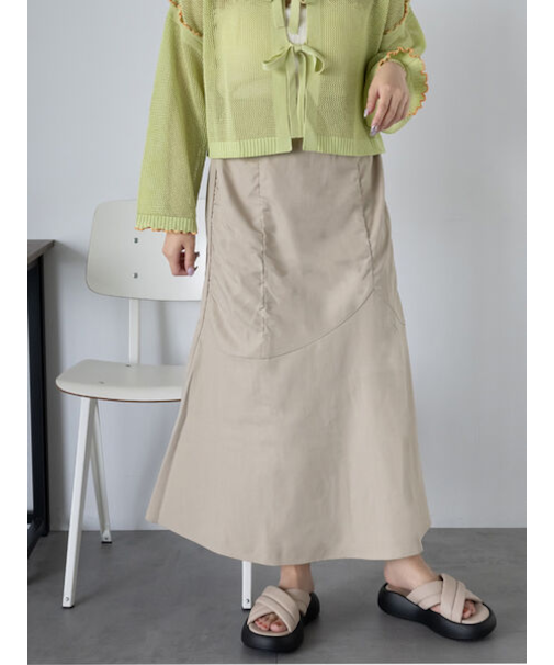 シャーリングマーメイドスカート