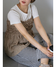 ◎シャーリングキャミビスチェ