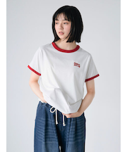 3D刺繍リンガーTシャツ