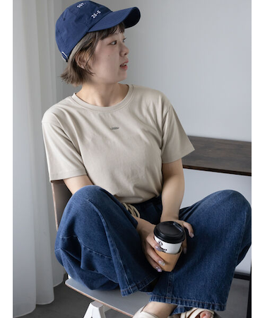 バックレイヤードカットソー