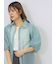 バルーンスリーブシアーシャツ