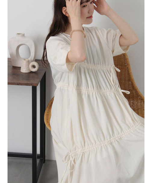 ドロスト切り替えワンピース