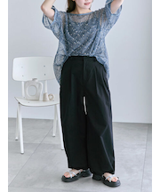◎裾ドロストペインターパンツ