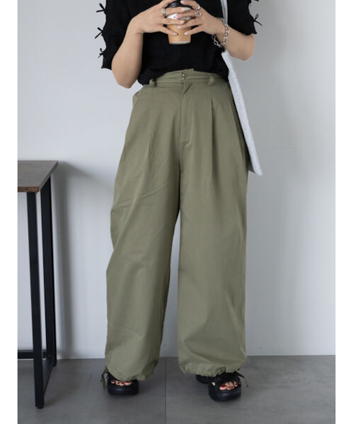 ◎裾ドロストペインターパンツ