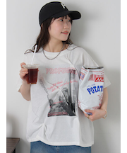 プリントタックTシャツ