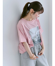 プリントタックTシャツ