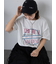 ロゴプリントオーバーサイズTシャツ
